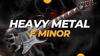 Video thumbnail of "Insane Melodious Heavy Metal Guitar Backing Track In E Minor"