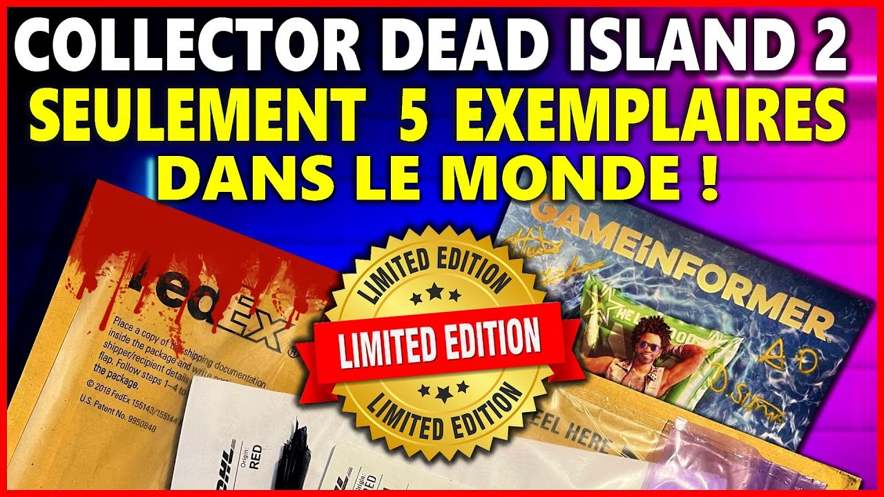DEAD ISLAND 2 - LIMITED RUN 5 PIECES WORLDWIDE ! - SIGNATURE EDITION ...