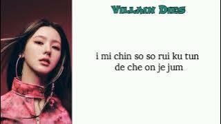 (G)i-dle -- Villain Dies | Easy Lyrics