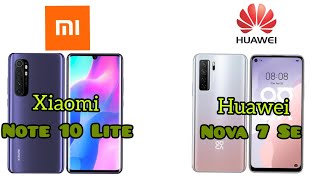 Xiaomi Note 10 lite vs. Huawei Nova 7 SE || full comparison