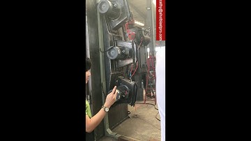 hanger type shot blasting machine to blast bicycle frame