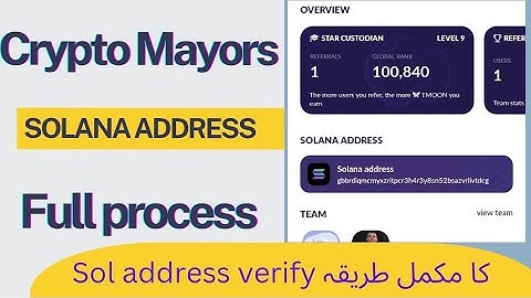 crypto mayors solana address |verify solana address in crypto mayors | crypto Mayors wallet connect
