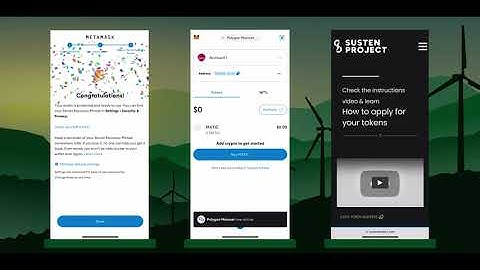 SUSTEN PROJECT TUTORIAL - HOW TO SET UP WALLET ON META MASK