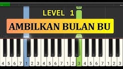 not piano ambilkan bulan bu - tutorial piano tingkat 1 - lagu anak anak  - Durasi: 1:10. 