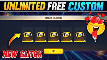 PLAY UNLIMITED FREE CUSTOM ROOMS 🤩 | GLITCH OR TRICK - GARENA FREE FIRE