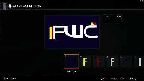 Black Ops 3 Emblem Tutorial - Destiny FWC Faction Emblem