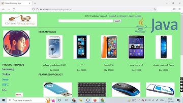 Online Shopping Application Project Using Java 2025