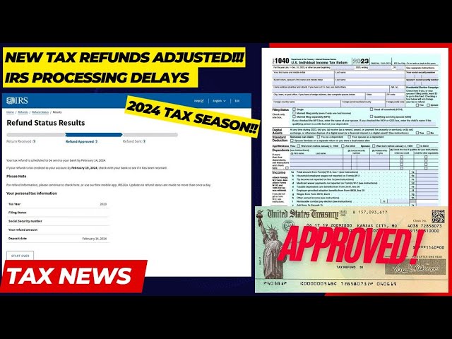 2024 IRS TAX REFUND UPDATE - NEW Refunds Approved, Delays, Letters, Processing, ID Verification