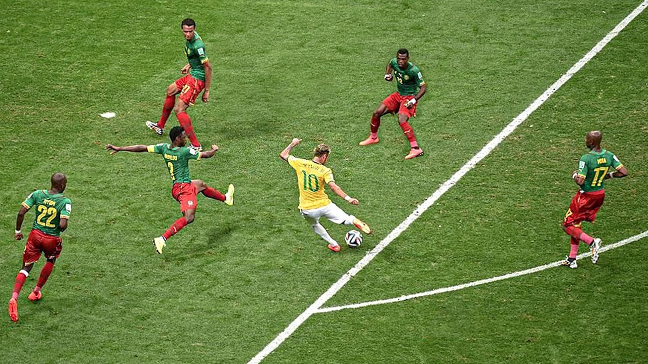 Neymar vs Cameroon | World Cup 2022 HD – Stadium Sound