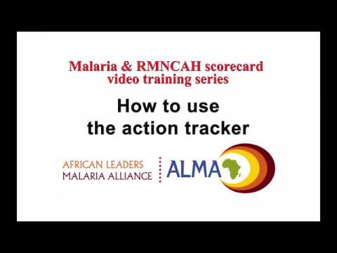 How to use the action tracker.