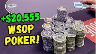 HOW I WON $20,555 IN A WSOP POKER TOURNAMENT! | Poker Vlog #422