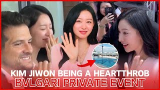 Kim Jiwon the main event at Bvlgari private event Singapore, She fits this crowd!