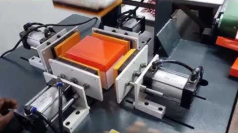 850 Auto feed conveyor gluing machine with box pressing machine