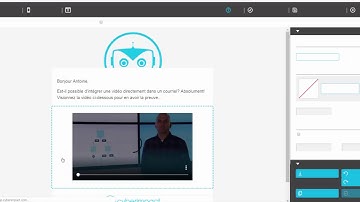 Comment intégrer une vidéo dans un courriel sur Cyberimpact