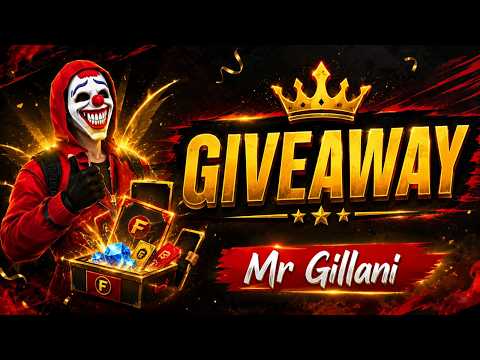 MR GILL么NI IS LIVE😮SPECIAL GIVEAWAY☠️1K💪SUBSCRIBERS