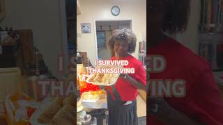 I survived Thanksgiving 😅 this years took a little life out of me #thanksgiving #holidays #vlogmas