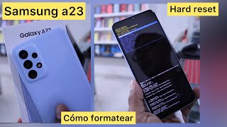 como formatear samsung a23 [ modo recovery ] como restaurar de fabrica ! como hacer hard reset !