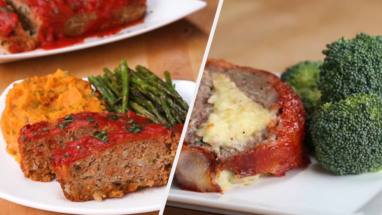 Delicious Meatloaf 4 Ways Tasty