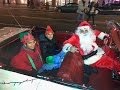 Times Square Santa Rolling in his 64 Impala NYC