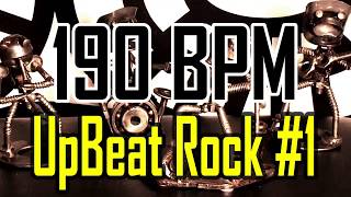 190 BPM - Upbeat Rock #1 - 4/4 Drum Beat - Drum Track