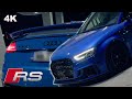 Audi rs3 ft audi ttrs 4k pops and bangsrolling antilaglaunch