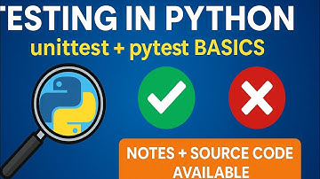 Day 13 – Testing in Python | unittest & pytest Basics Explained with Examples