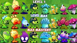 All Premium PEA & New Plants Level 1 vs Max Level vs M200 - Who Will Win? - PVZ 2