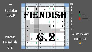 Resolvendo Sudoku #029 Nível Fiendish