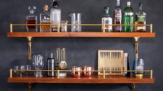 How To Build Easy Bar Shelves