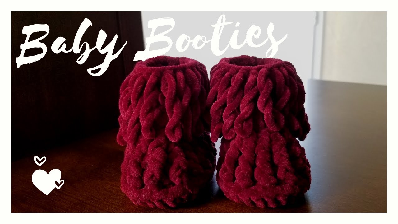 Bottines Bébé Tricotées Main - Taille 0-6 Mois - Couleur Lilas/Blanc - Neuf