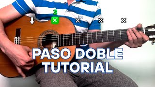 How to play Paso Doble flamenco guitar tutorial