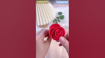 Making a bouquet of red roses from play dough #playdoh #playdough