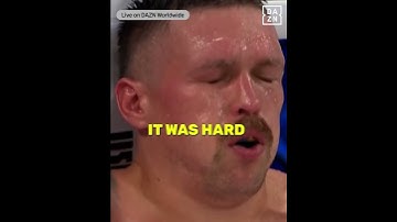 Usyk believes he would’ve recovered, low blow or not 😤 #shorts