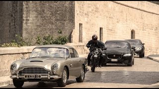 INSANE car chase and shooting scene from James Bond's 'No Time To Die' in 4K HDR. Don't miss it!