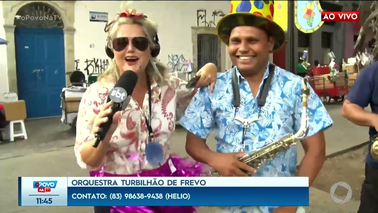 Orquestra Turbilhão de Frevo anima o programa no dia do Bloco do Cafuçu -  O Povo na TV