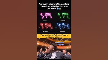 The Hidden Network That Connects Our World 🌍 😲 | Map of Global Roads, Rails, Air & Sea Routes