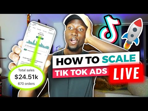 Scaling Tik Tok Ads [LIVE] | $1,700/Day Dropshipping Tutorial Strategy