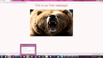 HTML Tutorials - #2 - Inserting Fonts, Links, Images (HD)