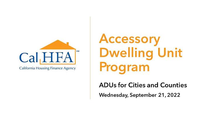 ADUs for Cities and Counties