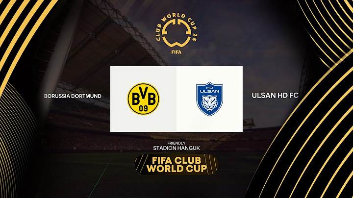 Borussia Dortmund vs Ulsan HD FC - FIFA Club World Cup - 25th June 2025 Full Match 4K - FC 25