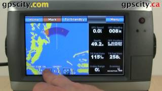 Available Radar Screens in the Garmin GPSMap 720S Chartplotter GPS City - YouTube