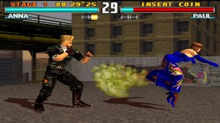 Tekken 3 Anna with Gon Moves Arcade