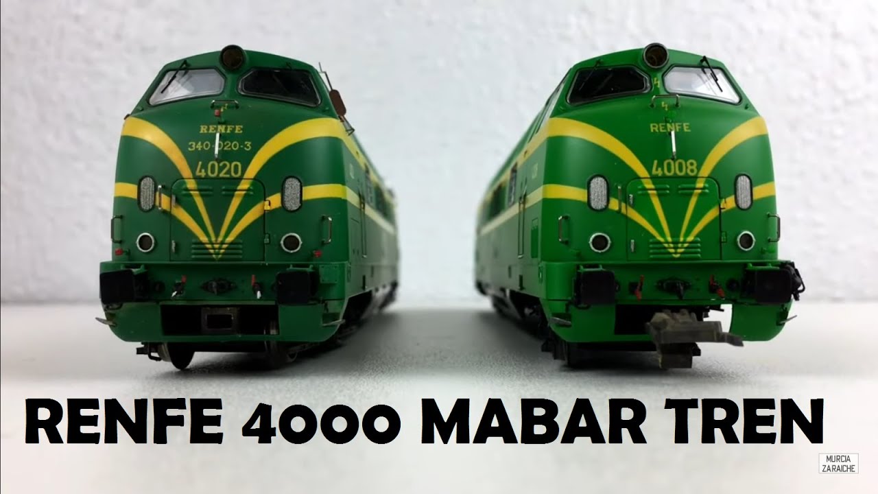 Locomotoras: Renfe 4000 (340) de Epocas III y IV de Mabar con El Taller del Modelista