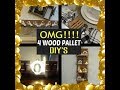 Dollar Tree Wood Pallet DIY's Easy But...OMG!!!! Farmhouse, Rustic, Lighted