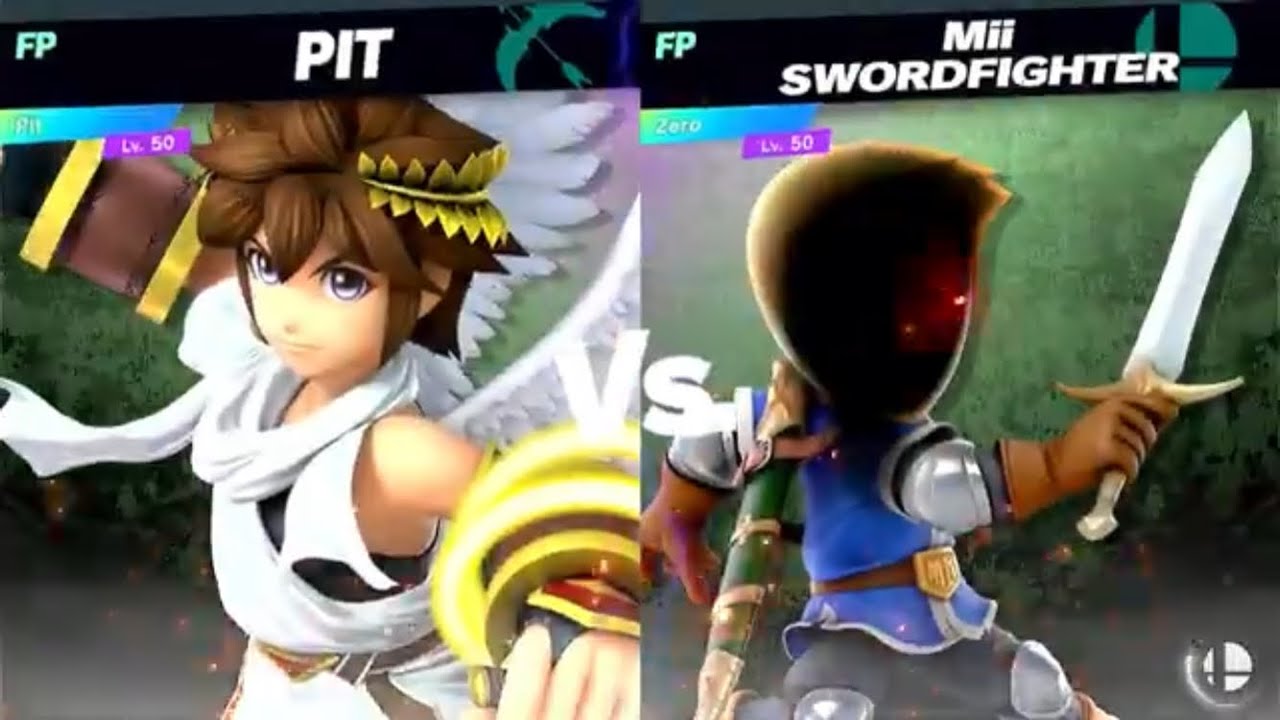 Super Smash Bros Ultimate Amiibo Fights Pit vs the World EX vs Zero ...