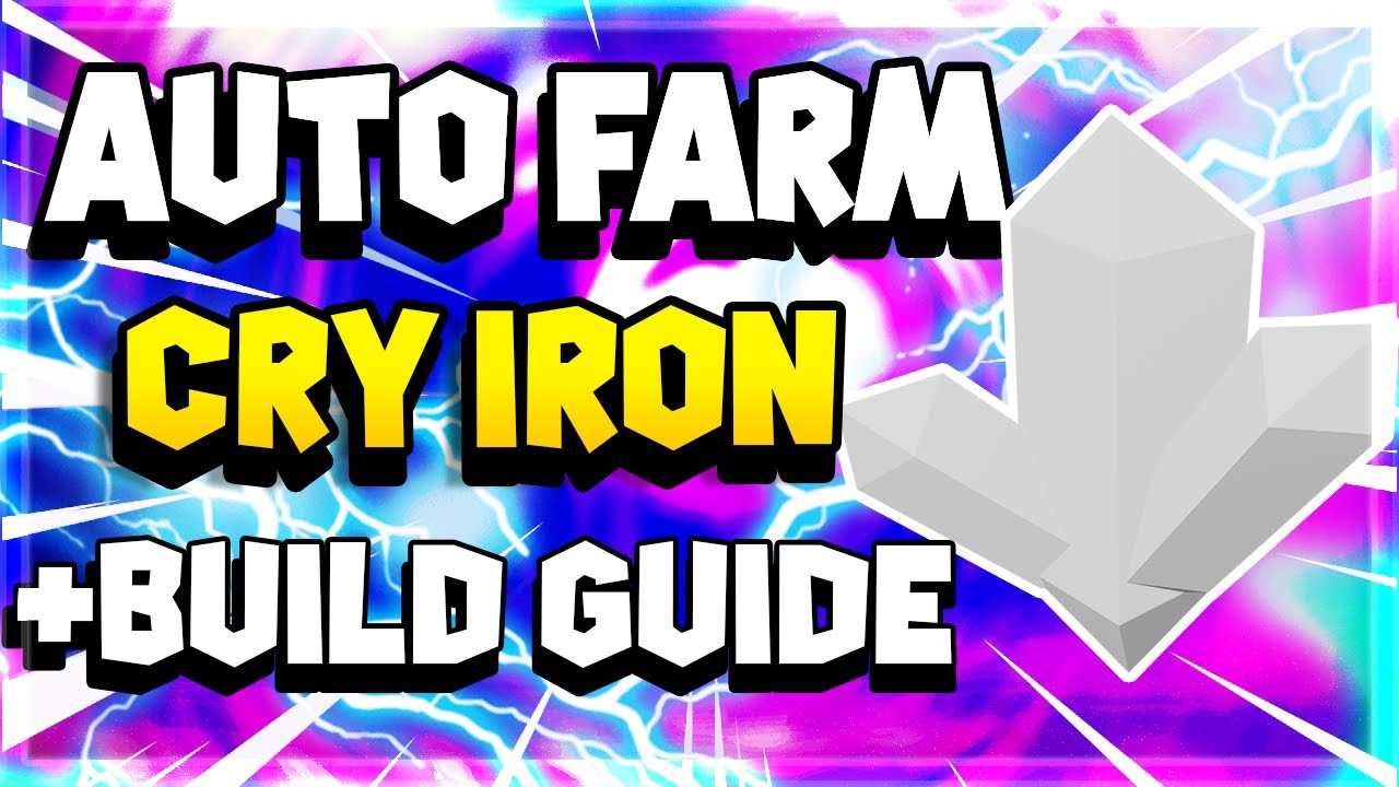 How to AFK & Auto Farm & Crystallized Iron in Skyblox