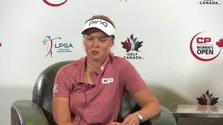 Brooke Henderson live from the CP Women's Open media centre