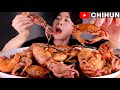 HUGE SEAFOOD BOIL EATING SOUNDS MUKBANG SHOW 동태 알탕에 오징어 낙지 쭈꾸미 꽃게 새우 전복을 듬뿍넣어 만든 해물찜 리얼사운드 먹방