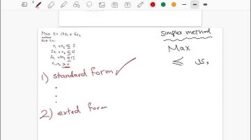 شرح simplex method وجميع أنواعها