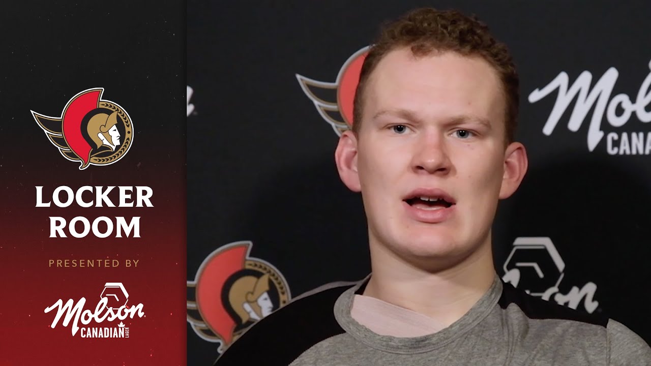 Brady Tkachuk post-game — Jan. 15, 2021 - YouTube